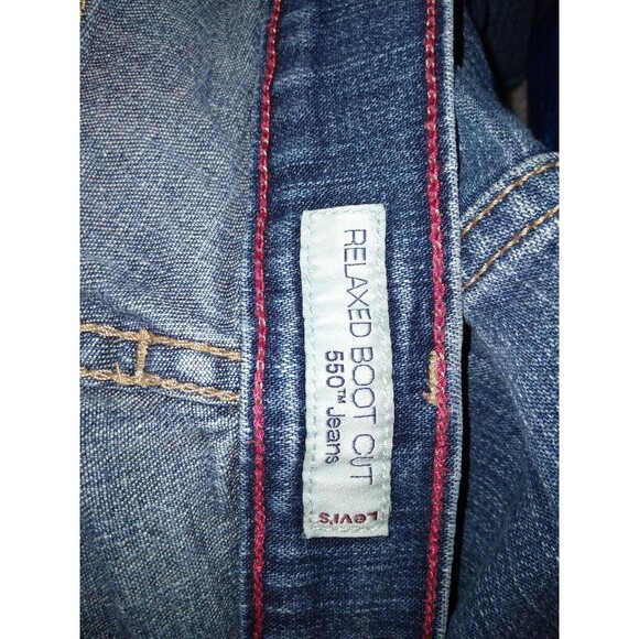 Levi 550 Jeans Women's 12M 32x30 Classic Relaxed Boot Cut Stretch Blue Denim - Picture 7 of 9